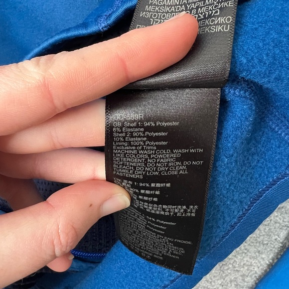 Marmot Jacket Mens XXL Blue Full Zip Fleece Long Sleeve Outdoor Workwear Hike‎ - Picture 4 of 10